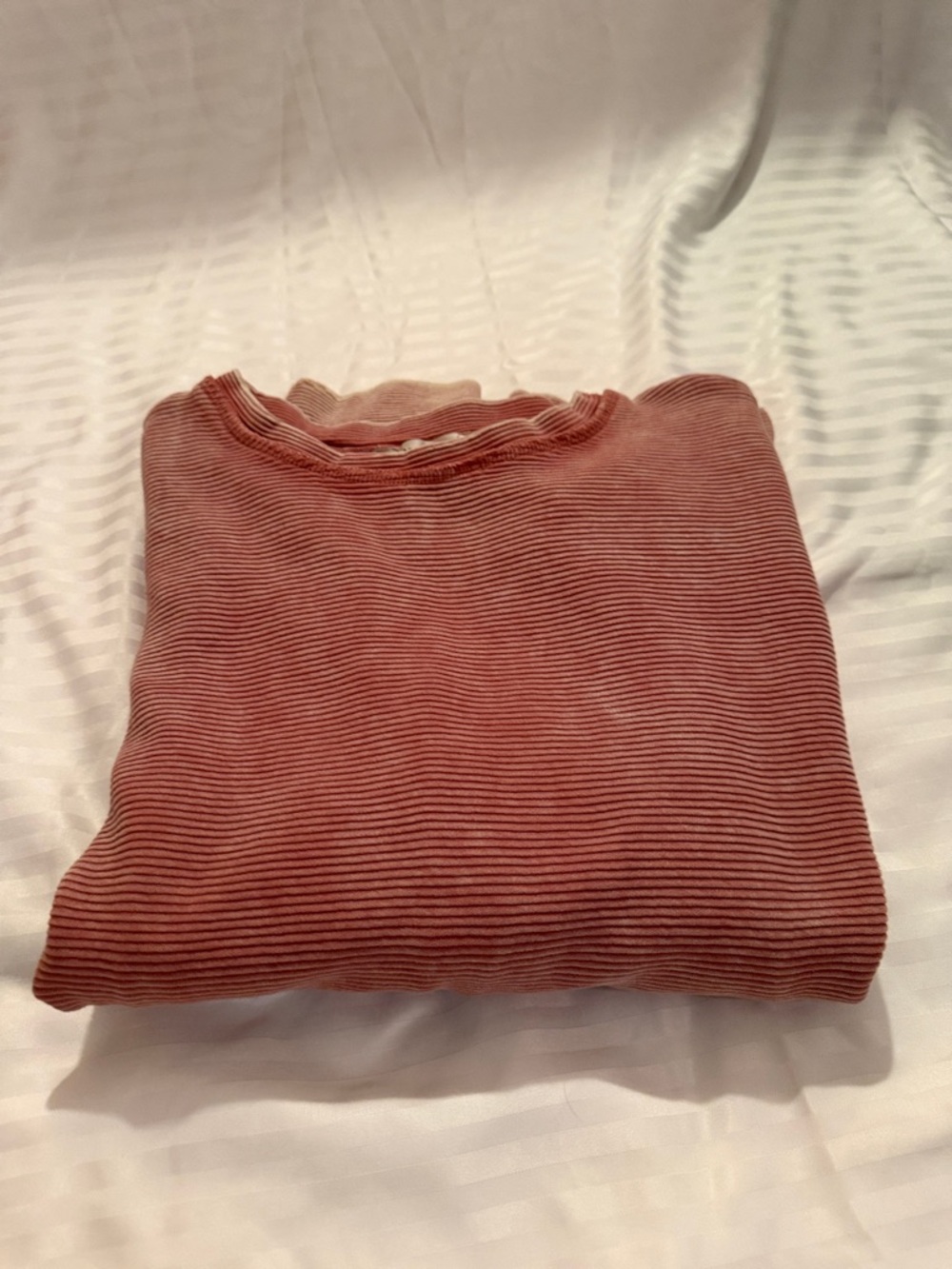Zenana Outfitters Dusty Rose Ribbed Top - Picture 10 of 10